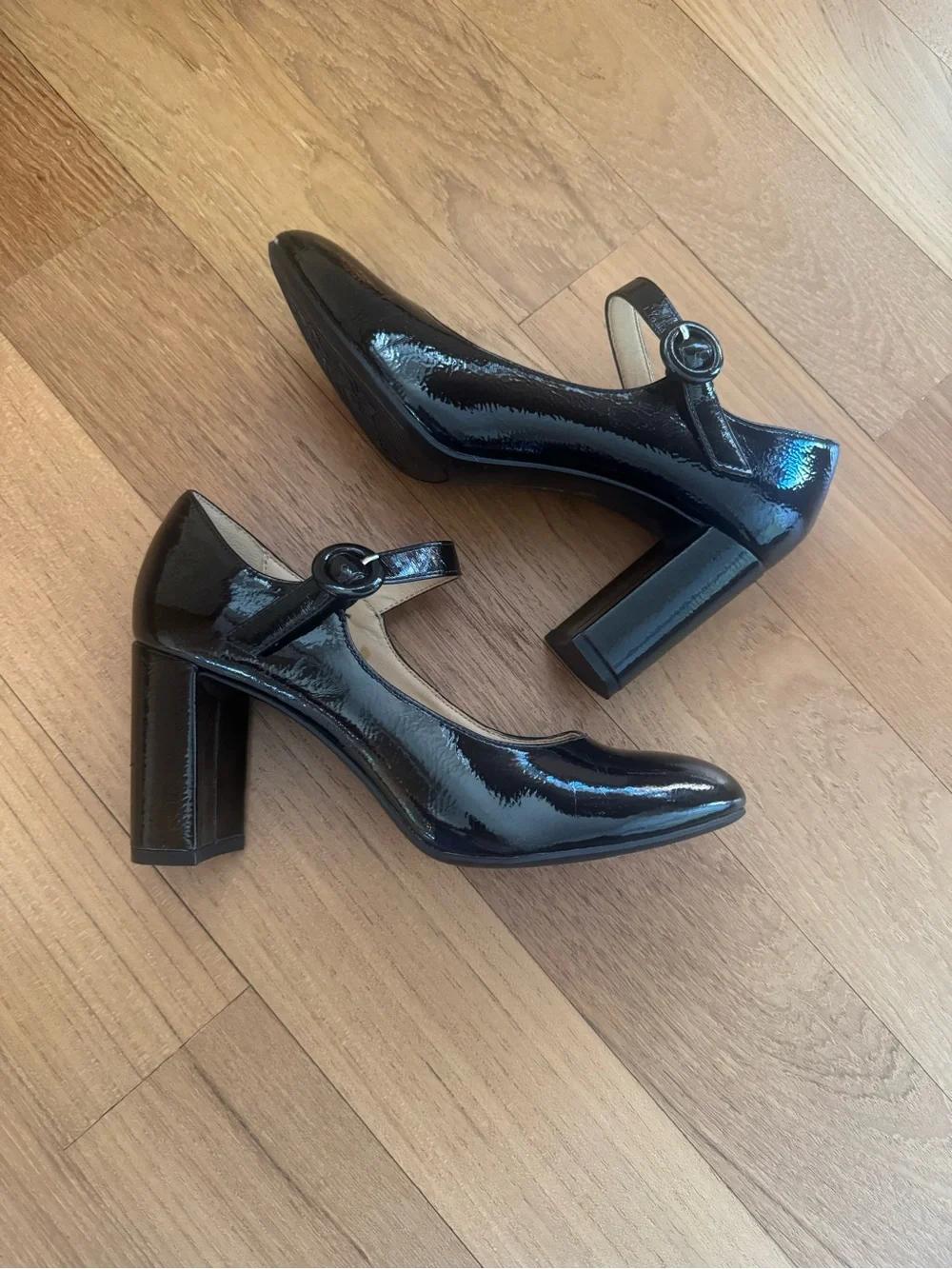 Chinese Laundry Black Patent Mary Jane Heels